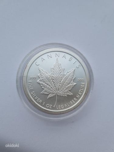 Hõbemünt Silver Shield Cannabis 2020 1 OZ (foto #1)