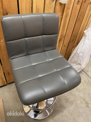 Барный стул из искусственной кожи (фото #3)