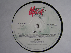 Sinitta "Sinitta" 1987 (2 фото из 3)