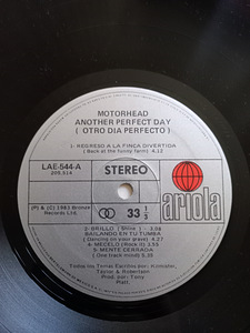 Motörhead "Another perfect day" (2 foto / 4)