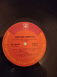 Santana "Abraxas" Poster USA (2 foto / 5)