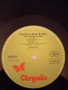 Jethro Tull "Too old to rock'N'Roll : too young to die" (3 foto / 4)