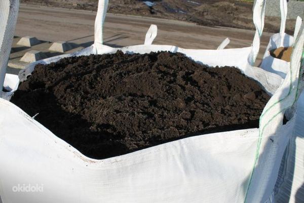 Aia muld Big-bag'is muld kompostiga Kasvuhoone kompost, tuja (foto #1)
