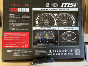 Radeon RX 570 ARMOR 8Gb videocard OC Edition (3 foto / 3)