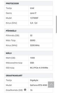 Müüa mänguarvuti / RTX 4080 (2 foto / 2)
