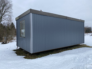 Aastaringseks kasutamiseks Konteiner kontor soojak minimaja (2 foto / 10)