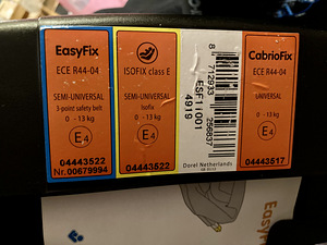 Maxi Cosi Cabriofix автолюлька (5 фото из 9)