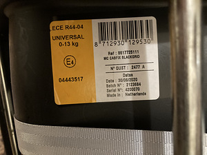 Maxi Cosi Cabriofix автолюлька (6 фото из 9)