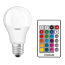 Pirn Osram LED RGBW Classic A60 dimmable E27 9,7W + pult (foto #2)