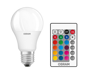 Лампочка Osram LED RGBW Classic A60 dimmable E27 9,7W + pult