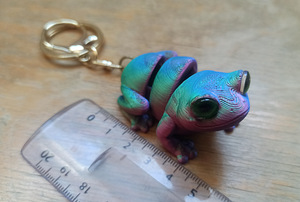 3d prinditud võtmehoidja konn (1 foto / 3)