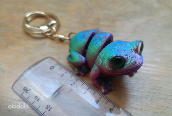 3d prinditud võtmehoidja konn