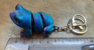3d prinditud võtmehoidja konn (2 foto / 3)