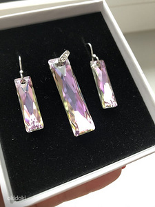 Swarovski kõrvarõngad ja ripats. UUS! (2 foto / 5)