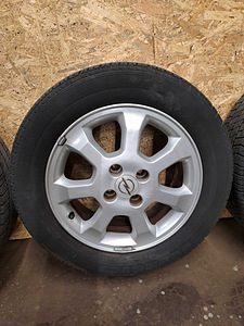 Литые диски Opel Astra G 4x100 15" + летние шины Michelin (4 фото из 7)
