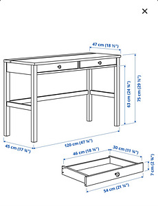 Ikea kirjutuslaud Hemnes (3 foto / 3)