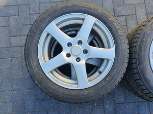 Литые диски ford+собственные шины m+s 205/55 r16 4 шт. (5 фото из 7)