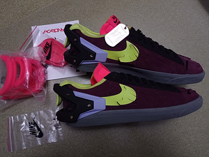 Nike Blazer Low x Acronym Night Maroon 44 (8 foto / 9)