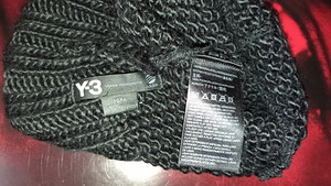 Y-3 Yohji Yamamoto Knit Black Hat Beanie UNISEX (4 foto / 5)