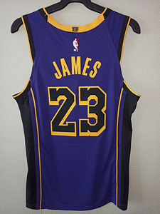NBA Jordan Lebron James Los Angeles Lakers Authentic Jersey (2 foto / 10)