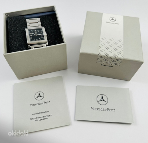 Стильные часы Mercedes Benz Chrome,в коробке, как новые! (фото #2)