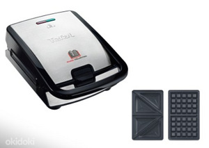 Сэндвичи и вафельница Tefal Snack Collection SW852D12,700W (3 фото из 3)