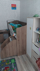 Детская кровать+шкаф (2 фото из 2)