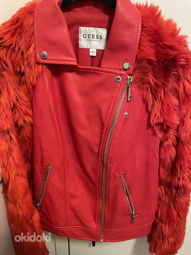 Guess куртка,эко кожа,размер S/M,оригинал (фото #1)