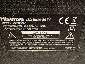 Hisense H43N5700 43" teler (5 foto / 8)