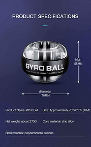 Powerball Autostart valgustesega güropall (2 foto / 4)