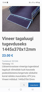 Vineer tagaluugi tugevdamiseks (3 foto / 4)