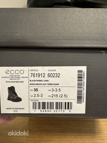 Детские зимние ботинки Ecco. (фото #4)