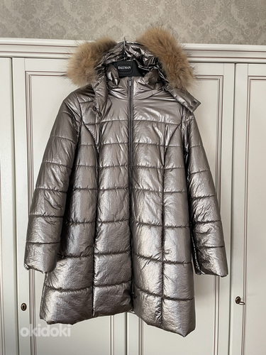 Зимнее пальто размера XL, одевалось 1 раз. (фото #2)