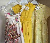 3 Suvised heledad kleidid tüdrukule 86 cm, 92 cm.