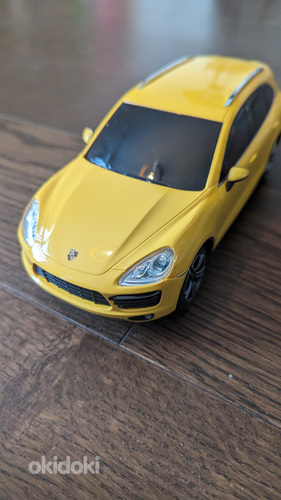 Машинка на пульте управления Porsche желтая (фото #3)