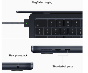 MacBook Air 13" Apple M2 (Midnight) (3 foto / 3)