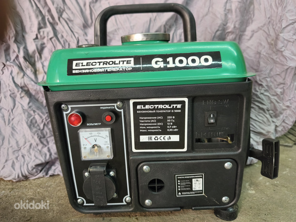 Бензиновый генератор Electrolite 0.95 kWt