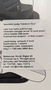 Duubel Speedlink laadija Twindock Xbox One (4 foto / 4)