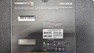G.Skill Trident Z5 RGB 64GB (2x32GB) DDR5-6400 CL32 (2 foto / 2)