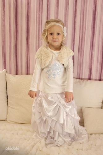 Белая праздничная юбка (фото #1)