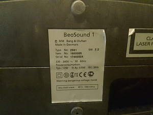 Bang Olufsen , Beosound 1 (3 foto / 4)