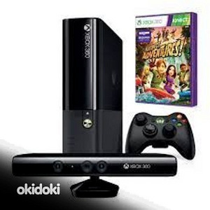 Xbox 360 Slim Kinect + 3 xbox360 kinecti mängu