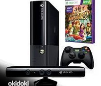 Xbox 360 Slim Kinect + 3 игры xbox360 kinect