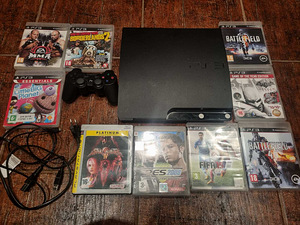 Sony Ps3 Slim с играми PLaystation 3 Slim пс3