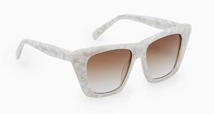 COS OVERSIZED CAT-EYE SUNGLASSES White / Pearlescent (4 foto / 8)