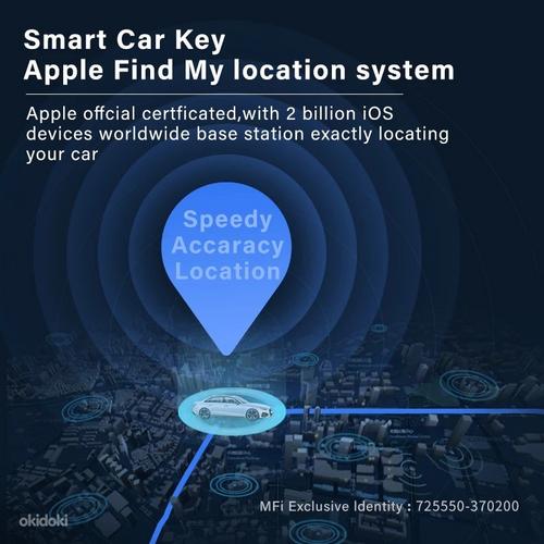 Smart Key Fob / Nutivõti autole ekraaniga + Apple Find My (foto #6)