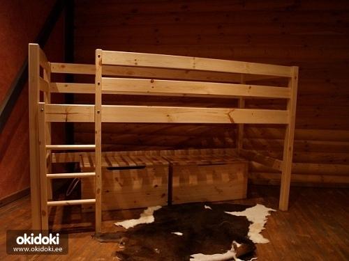 Одиночная двухъярусная кровать (фото #1)