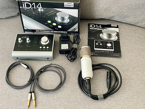 Audient ID14 Helikaart + Ugreen kaabel + XLR mikrofon (1 foto / 5)