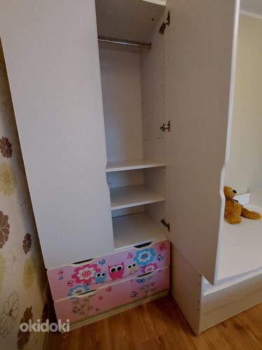 Детская кровать и шкаф для одежды (фото #8)