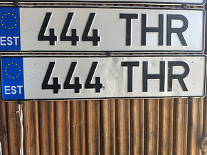 Registreerimisnumber (1 foto / 1)